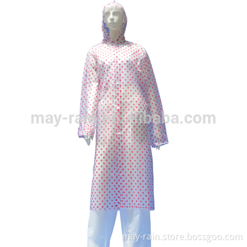 lady's plastic raincoat
